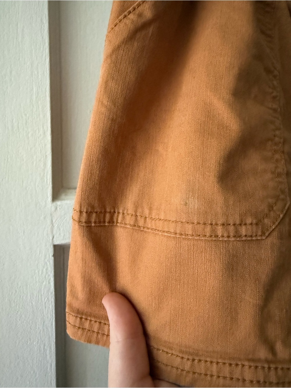Pact Organic Cotton Women's Rust Drawstring Casual Shorts - Picture 10 of 10